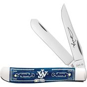 Case XX 10720 John Wayne Mini Trapper Knife Blue Handles