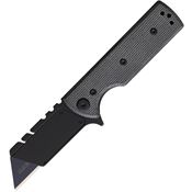 Chaves 14243 C.H.U.B. Slipper Black SlideLock Knife Black Micarta Handles