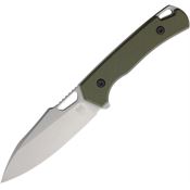 Cobratec FBWLOD Wolverine D2 Carbon Steel Fixed Blade Knife OD Green G10 Handles