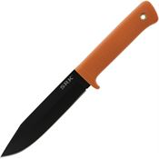 Cold Steel 49LCK0RBK SRK Black carbon Steel Fixed Blade Knife Orange Handles