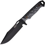 Dawson 16593 Marauder MagnaCut Fixed Blade Knife Wht/Black Handles