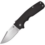 Demko SC10ABKCP Shark-Cub Stonewash Clip Point Shark-Lock Black Handles