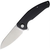 Echo 09BLK Natrix Stonewash S35V Linerlock Knife Black G10 Handles