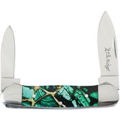 Elk Ridge 42454DG Canoe Knife Dark Green Handles