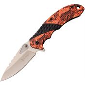 Elk Ridge A967OR Assist Open Linerlock Knife Orange Handles