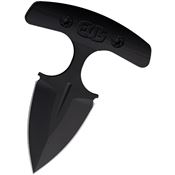 EOS 147 Aztec Push Dagger Fixed Blade Knife Black Handles