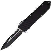 Guardian Tactical 113211 Auto Recon 040 Two Tone Elmax Spear Point OTF Knife Black Handles