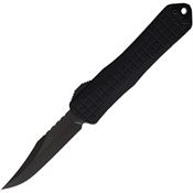 Heretic 026BF6AT Auto Manticore E Black MagnaCut Bowie OTF Knife Black Handles