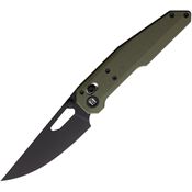 Hightron 01GRN Sharplyn Black AxisLock Knife Green G10 Handles