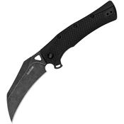 Kershaw 1423 Dawnstar Assist Open Blackwash Linerlock Knife Black Handles