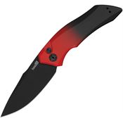 Kershaw 7100GRDBLK Auto Launch 1 Black MagnaCut ButtonLock Knife Black/Red Handles