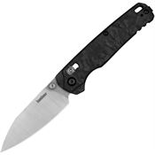 Kershaw 6105CF Bel Air Drop Point DuraLock Marbled Carbon Fiber Handles