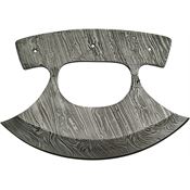 Knife Blanks DM2727 Ulu Damascus Blade