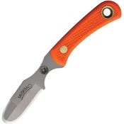 Knives Of Alaska 00067FG Muskrat S30V Fixed Blade Knife Orange Surgrip Handles