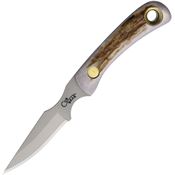 Knives Of Alaska 00027FG Cub Bear S30V Fixed Blade Knife Stag Handles