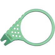 Kubey 410C Pry Tool Green Ti Handles