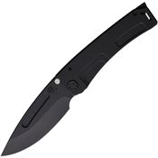 Medford 0454PD30PV Marauder H Black Drop Point Framelock Knife Black Handles