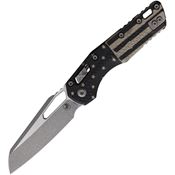 Microtech 210T10APPMFL MSI Apocalyptic Part Serrated Sheepsfoot Ram-Lok Knife Tactical Camo Tri-Grip Handles