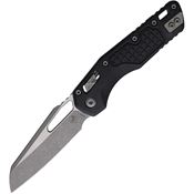 Microtech 21010APFRGTB MSI Apocalyptic Ram-Lok Knife Black Frag G10 Handles