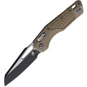 Microtech 2101FRGTTA MSI Two Tone Sheepsfoot Ram-Lok Knife Tan G10 Handles