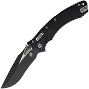 Microtech 17235 Amphibian Two Tone Single Edge Ram-Lok Knife Black Frag Handles