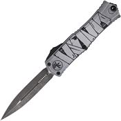 Microtech 1702M1HWMYS Auto Hera II Mini Apocalyptic Dagger OTF Knife Gray\Mummy Handles