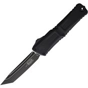 Microtech 11441T Auto Combat Troodon Gen III Two Tone Tanto OTF Knife Black Handles