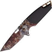 Mtech A2009OX Assist Open Linerlock Knife Oxidized Handles