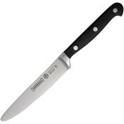 Mundial 51295E Stainless Part Serrtaed Steak Knife Black Handles