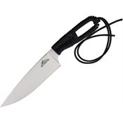 Ontario 9717BLK Hunt Plus Camp Drop Point Knife Black Wrapped Handles