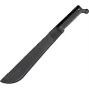 Ontario CT2 Camp and Trail Black Stonewash Carbon Steel Machete Black Handles