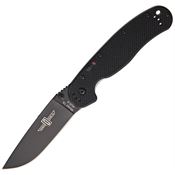 Ontario 8871 RAT IA BP Assist Open Linerlock Knife Black G10 Handles