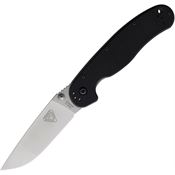 Ontario 8880 RAT 1.5 Linerlock Knife Mag Black G10 Handles