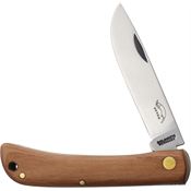 OTTER-Messer 141PB Small Hippekniep Carbon Steel Knife Ice Plum Wood Handles