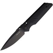 Real Steel 7714BB Sacra Pro Black Crossbar Lock Knife Black G10 Handles