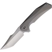 Reate 166 ZORO Tanto Framelock Knife Gray Handles