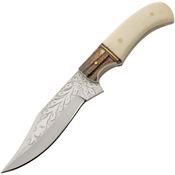 Rite Edge 203515 Ivy Skinner Fixed Blade Knife Stag Handles