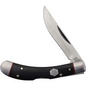 Rough Rider 2036 Bow Trapper Knife Lockback Knife Black Handles