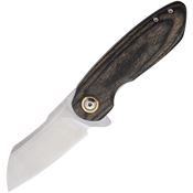 Rough Rider 2673 Bullfrog Linerlock Knife Black Wood Handles