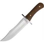 Rough Rider 2342 Tater Skin Bowie Fixed Blade Knife Brown Burlap Handles