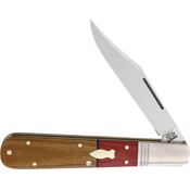 Rough Ryder Reserve 046 Longfellow Barlow Knife Brown/Red Handles