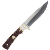 Schrade 1205103 Uncle Henry Large Fixed Blade Knife Staglon Handles