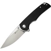 SenCut 240191 Praktisk Drop Point Linerlock Knife Black G10 Handles