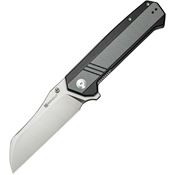 SenCut 240353 Draxor Satin Sheepsfoot Linerlock Knife Black/Gray G10 Handles