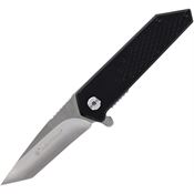 Smith & Wesson 1206286 Extreme Ops Assist Open Carbon Steel Tanto Folder Knife Black Handles