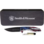 Smith & Wesson P1208874 America's Heroes Combo American Flag Handles