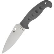 Spyderco FB05PGY Temperance Fixed Blade Knife Gray Handles