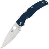 Spyderco 244GPCBL Native Chief Lockback Knife Cobalt G10 Handles