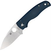 Spyderco 229GPCBL Shaman Compression Lock Blue G10 Handles