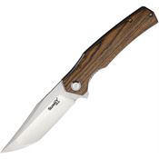 Summit Gear 010SW Tanto Linerlock Knife Sandalwood Handles